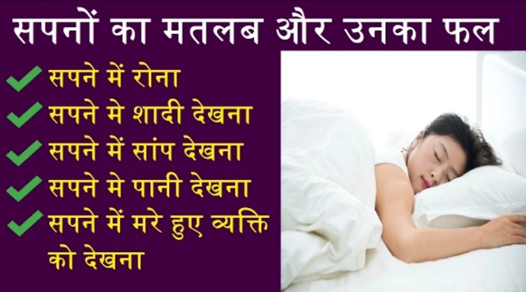 Sapano Ka Matlab